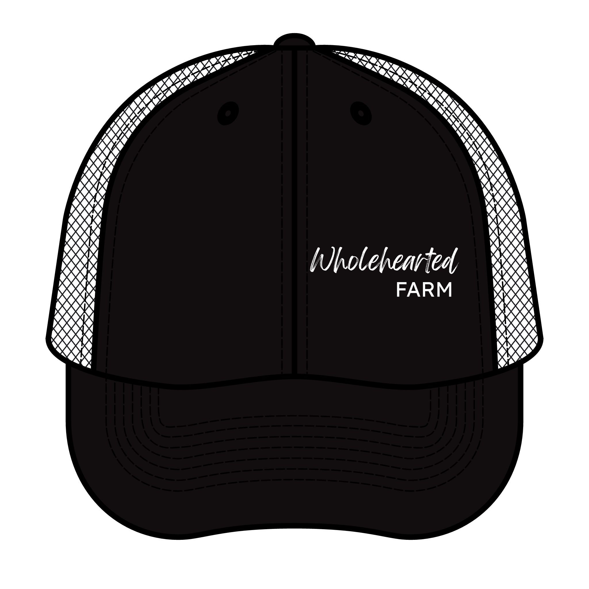 Wholehearted Farm Screen-Print Trucker Hat
