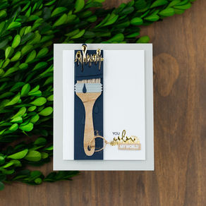 The One with the Spellbinders Artful Brush Cards