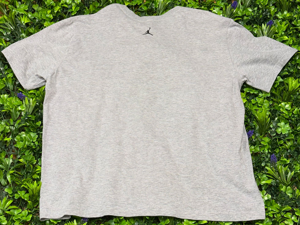 Thumbnail: Jordan Grey Tee Teal Triangle Size XXL Pre-Owned