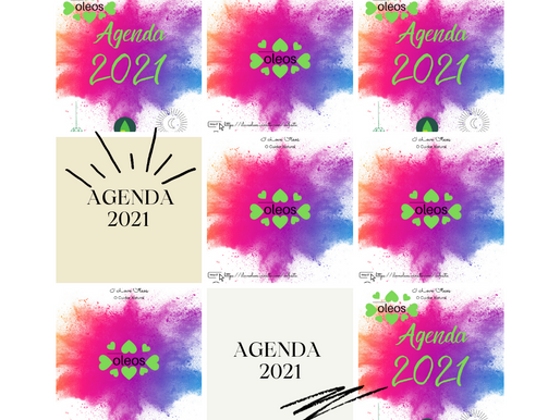 Novas Agendas 2021 I Love Oleos