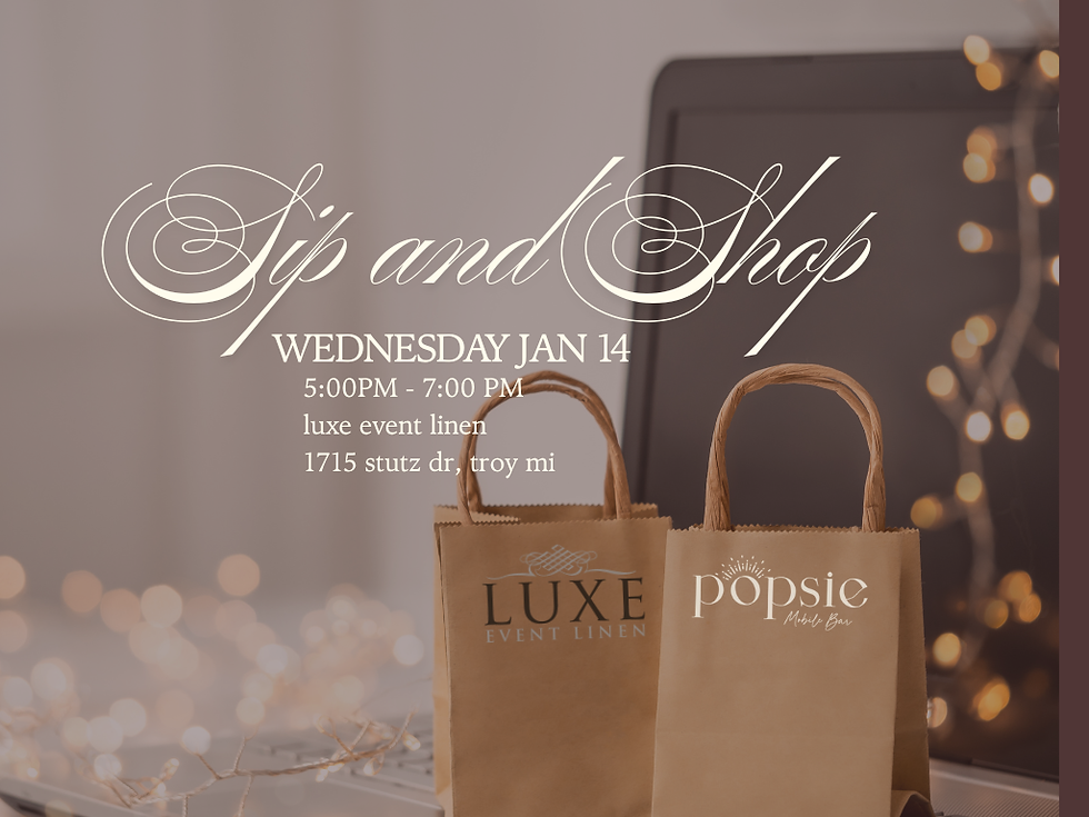 Sip, Shop & Socialize