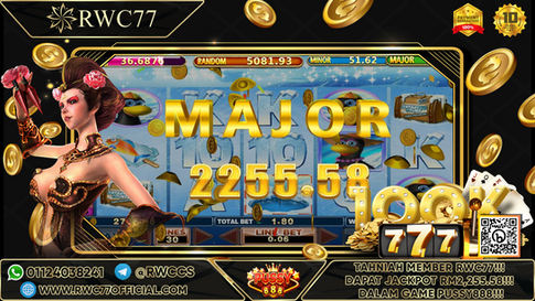 Congratulation ! RWC77 Member Get Random Jackpot in PUSSY888! Good Luck !