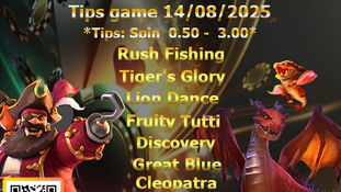 14/08/2025 918KAYA GAME TIPS !!! Sertai RWC77 sekarang boleh dapatkan permainan tips harian dalam 19 permainan berbeza !