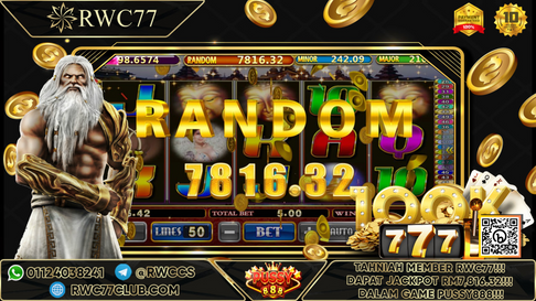 Congratulation ! RWC77 Member Get JACKPOT in PUSSY888 ! Good Luck !