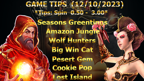 12/10/2023 MEGA888 GAME TIPS !!! Join RWC77 now can get daily tips game inside 19 different games!!!