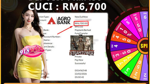 Player turns RM450 deposit into RM6,700 payout at RWC77 Malaysia online casino with Agrobank withdrawal proof