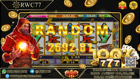 Congratulation ! RWC77 Member Get RANDOM Jackpot in PUSSY888! Good Luck !