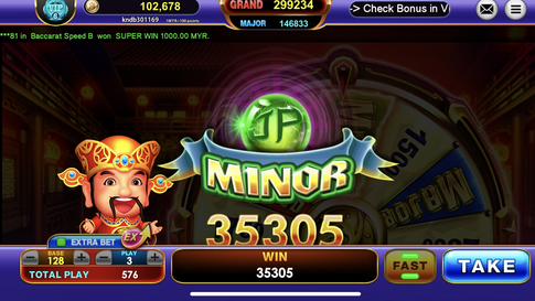 Tahniah ! Member Rwc77 mendapat  MINOR JACKPOT dalam Game PLAYBOY! Nasib Baik!