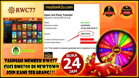 🎉🎉TAHNIAH MEMBER RWC77 CUCI RM8,700 Di NEWTOWN!!🎉🎉