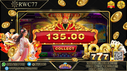 Tahniah ! Member Rwc77 mendapat ANGPOW dalam PUSSY888! NASIB BAIK!