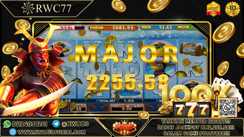 Congratulation ! RWC77 Member Get Random Jackpot in PUSSY888! Good Luck !