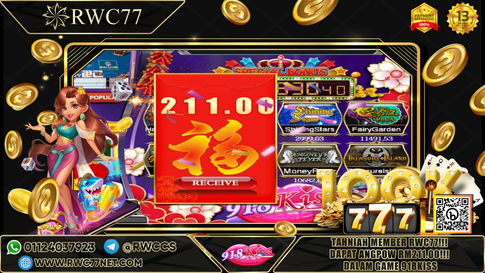 Congratulation ! RWC77 Member Get ANGPOW in 918KISS! Good Luck !