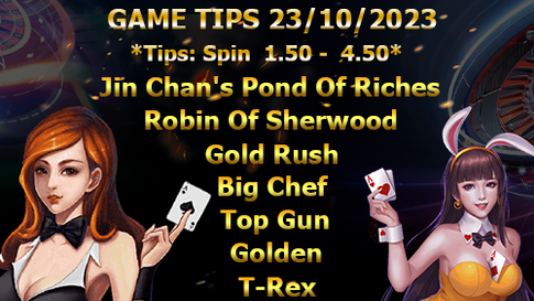 23/10/2023 MEGA888 GAME TIPS !!! Join RWC77 now can get daily tips game inside 19 different games!!