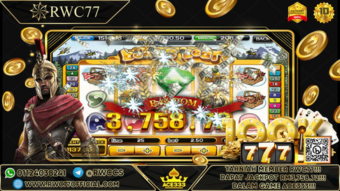 Congratulation ! RWC77 Member Get JACKPOT in ACE333 ! Good Luck !