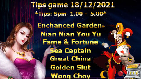 18/12/2021 MEGA888 GAME TIPS !!! Join RWC77 now can get daily tips game inside 19 different games!!!