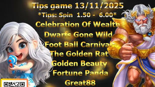 13/11/2025 MEGA888 GAME TIPS !!! Sertai RWC77 sekarang boleh dapatkan permainan tips harian dalam 19 permainan berbeza !