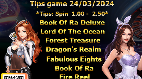 24/03/2024 JOKER GAME TIPS !!! Join RWC77 now can get daily tips game inside 19 different games!!!