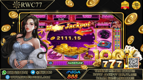 Congratulation ! RWC77 Member Get JACKPOT in PUSSY888 ! Good Luck !