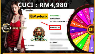 RWC77 real winning proof showing RM200 deposit and RM4,980 successful withdrawal from online casino game