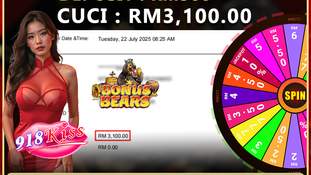 Tahniah ! RWC77 Member dapat Cuci Besar RM3,100.00 Dalam Game 918KISS!! Cepat Datang Register Sekarang!!!!!