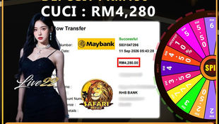 RM150 Deposit Wins RM4,280 on Safari Heat | RWC77 Malaysia