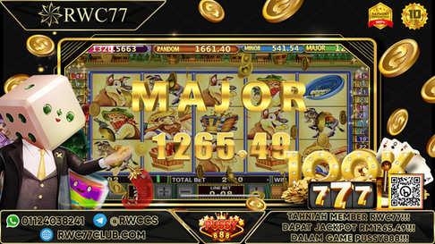 Congratulation ! RWC77 Member Get MAJOR Jackpot in JOKER! Good Luck !