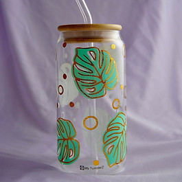 Golden Leaf personalised tumbler
