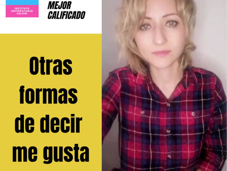 ¿Cómo puedo decir me gusta en inglés?
