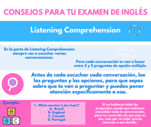 Consejos para tu examen de inglés: Listening Comprehension