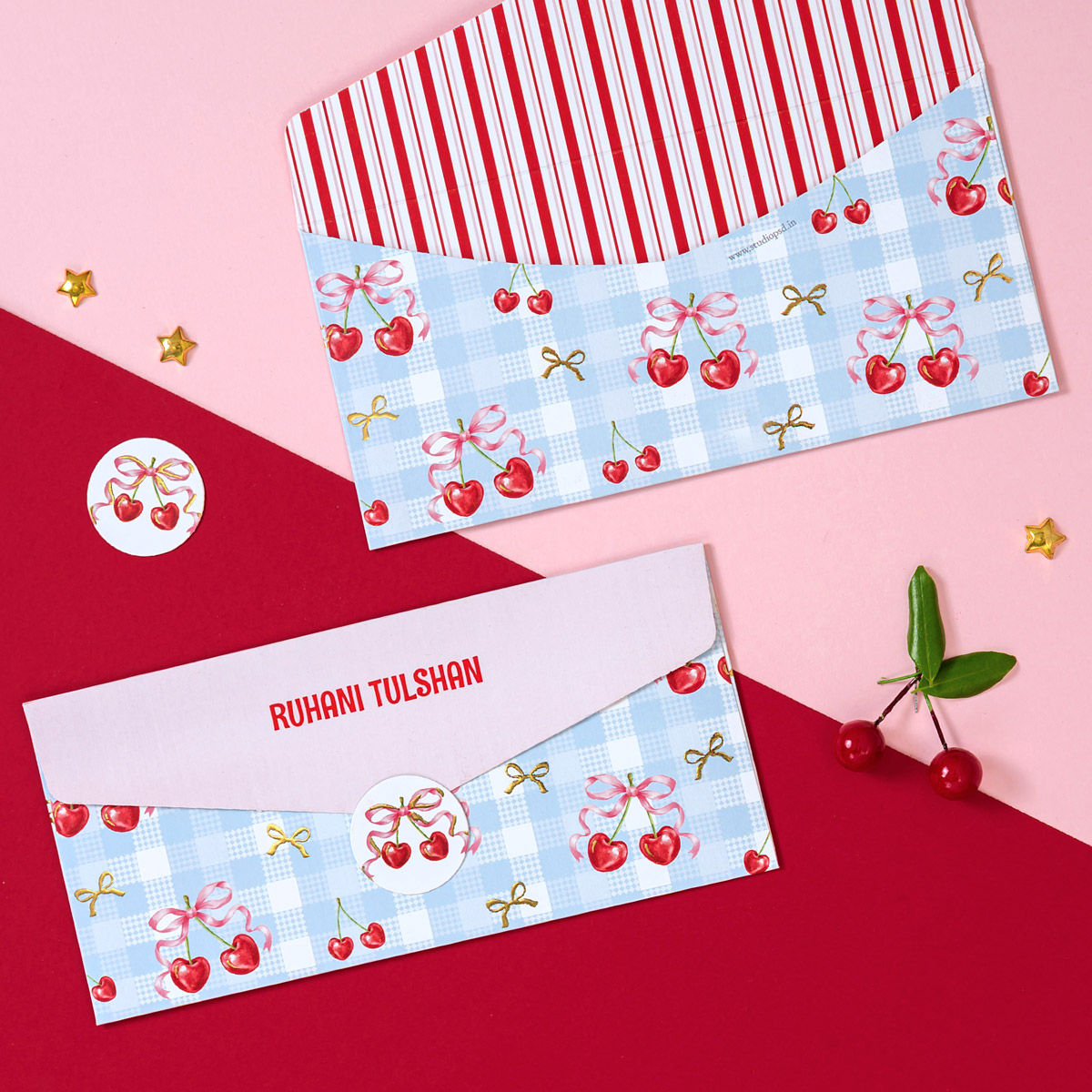 Cherry Pop Money Envelopes (Set of 20)