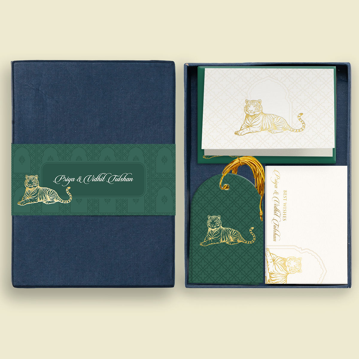 Bagh - Green/Crimson/Amber Mini Box