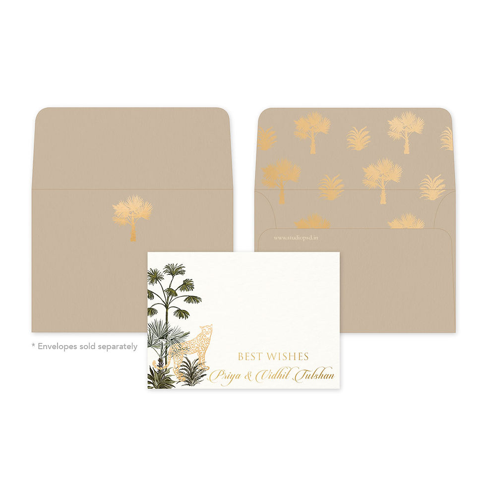 Thumbnail: Cheetah Flat Cards (Set of 40)