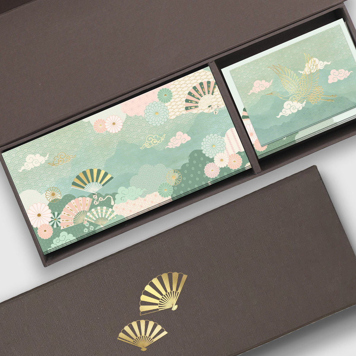 Orient- Mint/Navy Duo Box