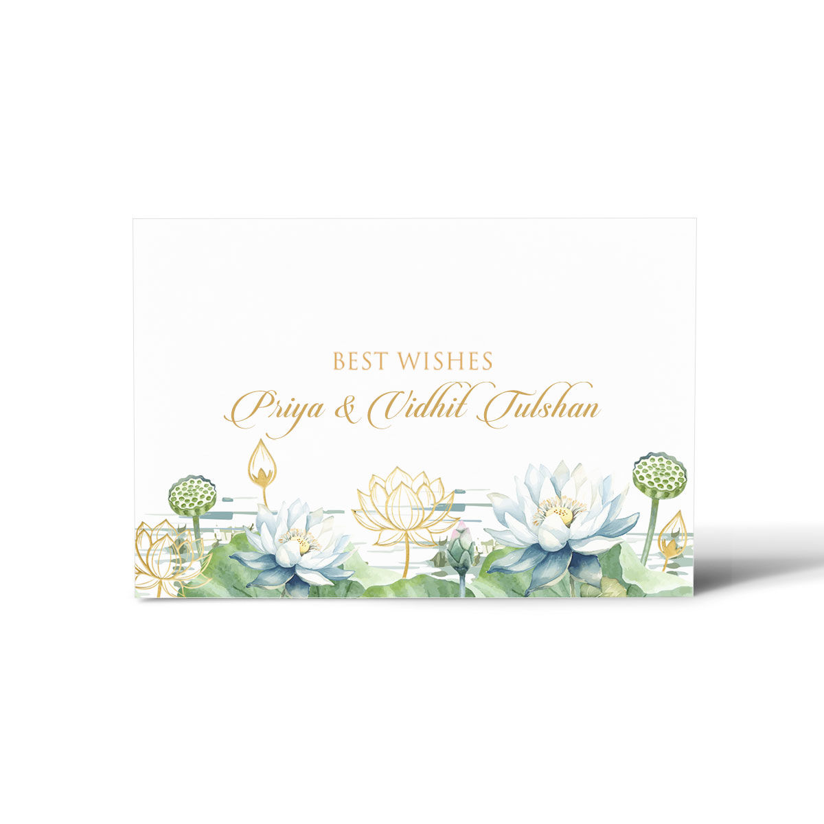White Lotus Flat Cards (Set of 40)