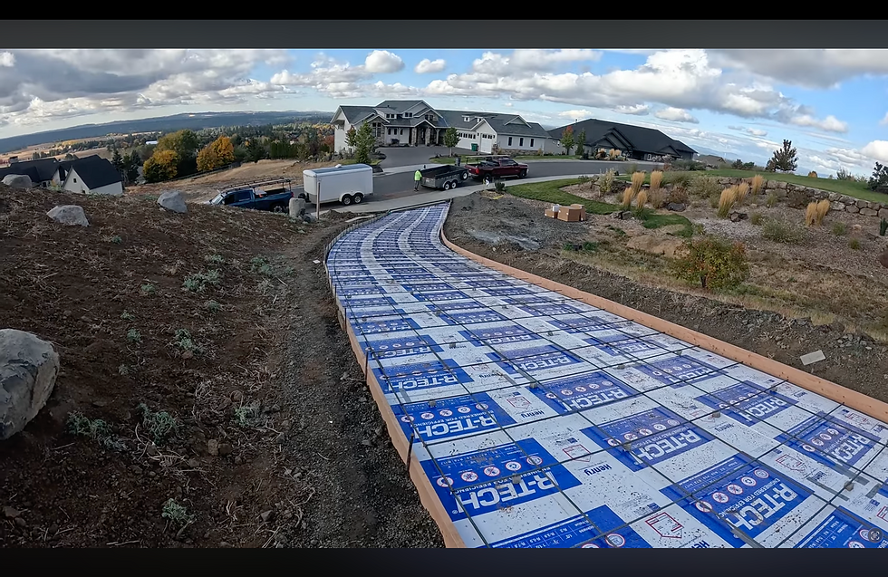 Heated Driveway Prep