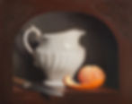 Peeled Orange with Pitcher