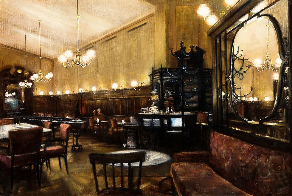After Hours at Cafe Sperl Vienna