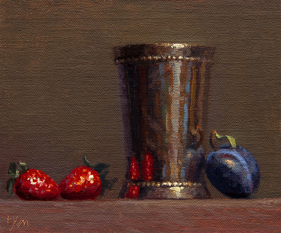 Two Strawberries Italian Plum & Silv