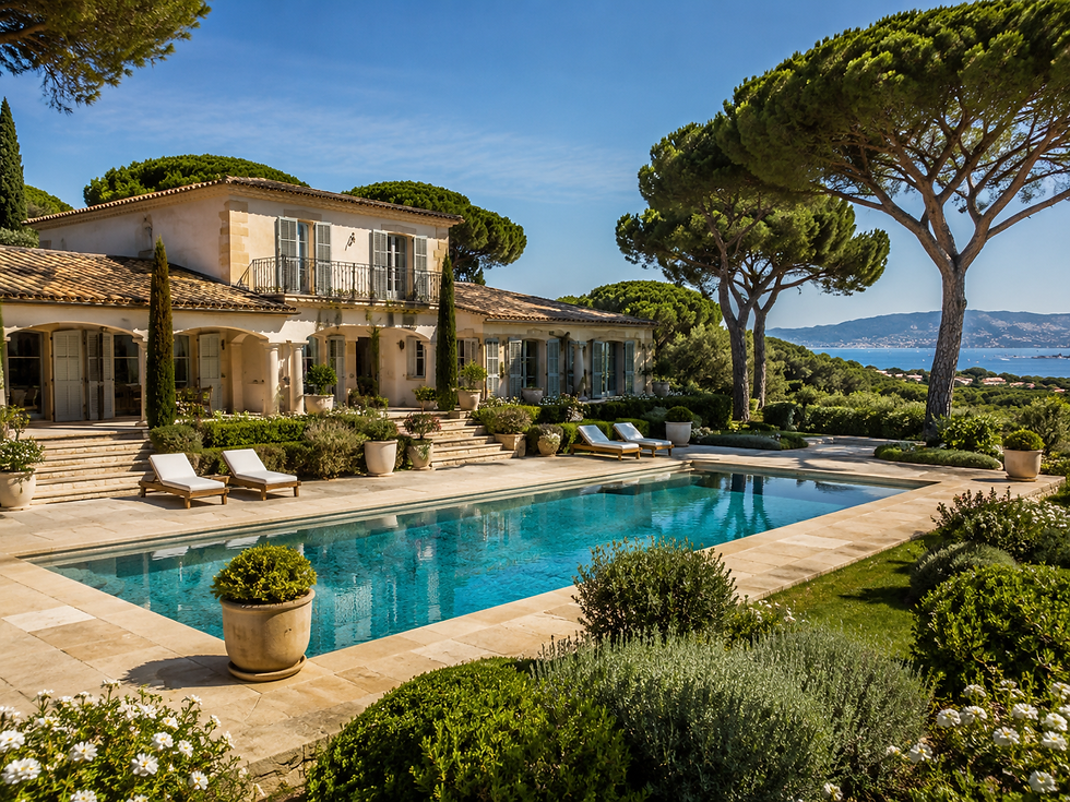 Visuel illustratif d’une villa à Ramatuelle pour la surveillance de résidences secondaires
