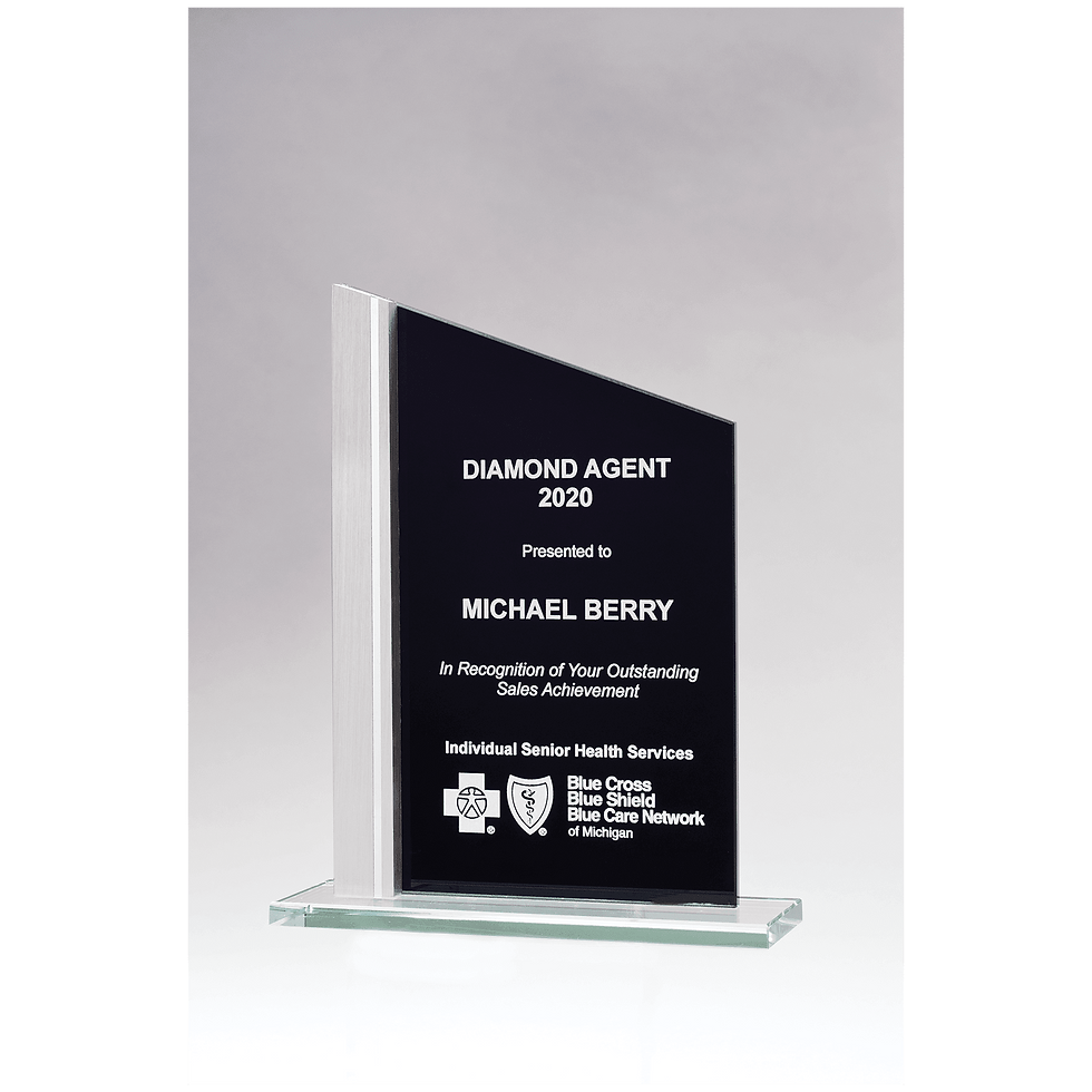 Zenith Series Black Silkscreened Glass with Brushed Aluminum