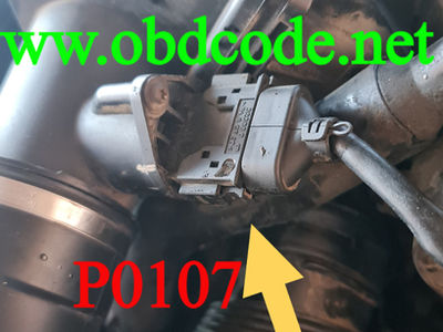 P0107 Fault-error code MAP / BP SENSOR LOW INPUT