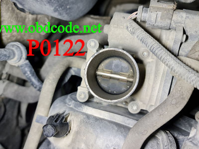 P0122 Fault-Error Code throttle position sensor A LOW INPUT
