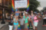 Some of SDA Kinship members at Washington DC's Capital Pride Parade