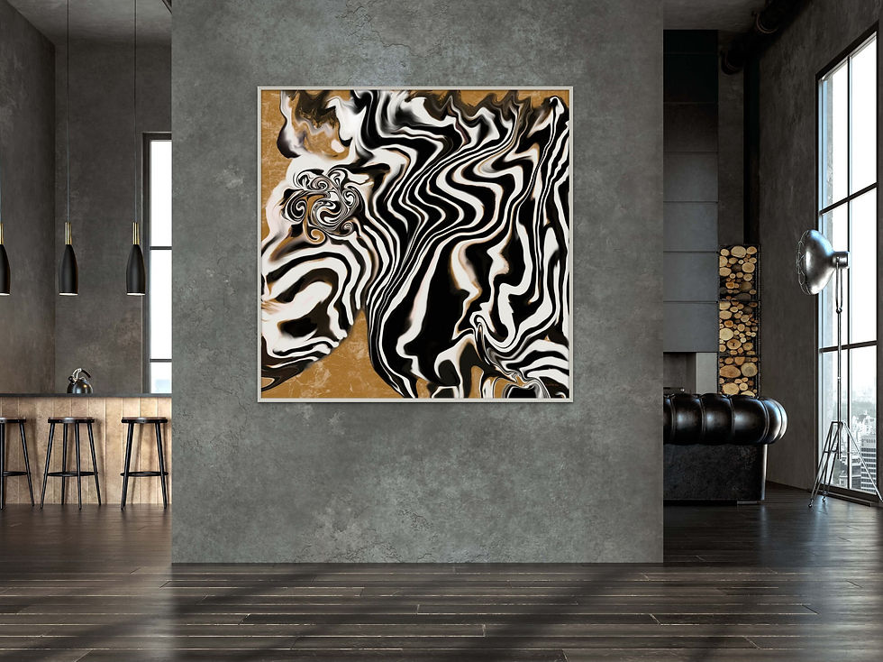Thumbnail: Zebra Abstract (2021 Zoo Series) by Sharon K. Wojtas