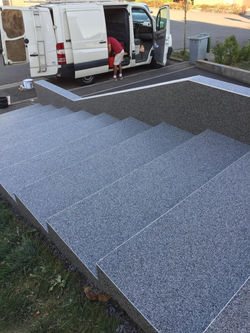design-resine.ch escalier gris
