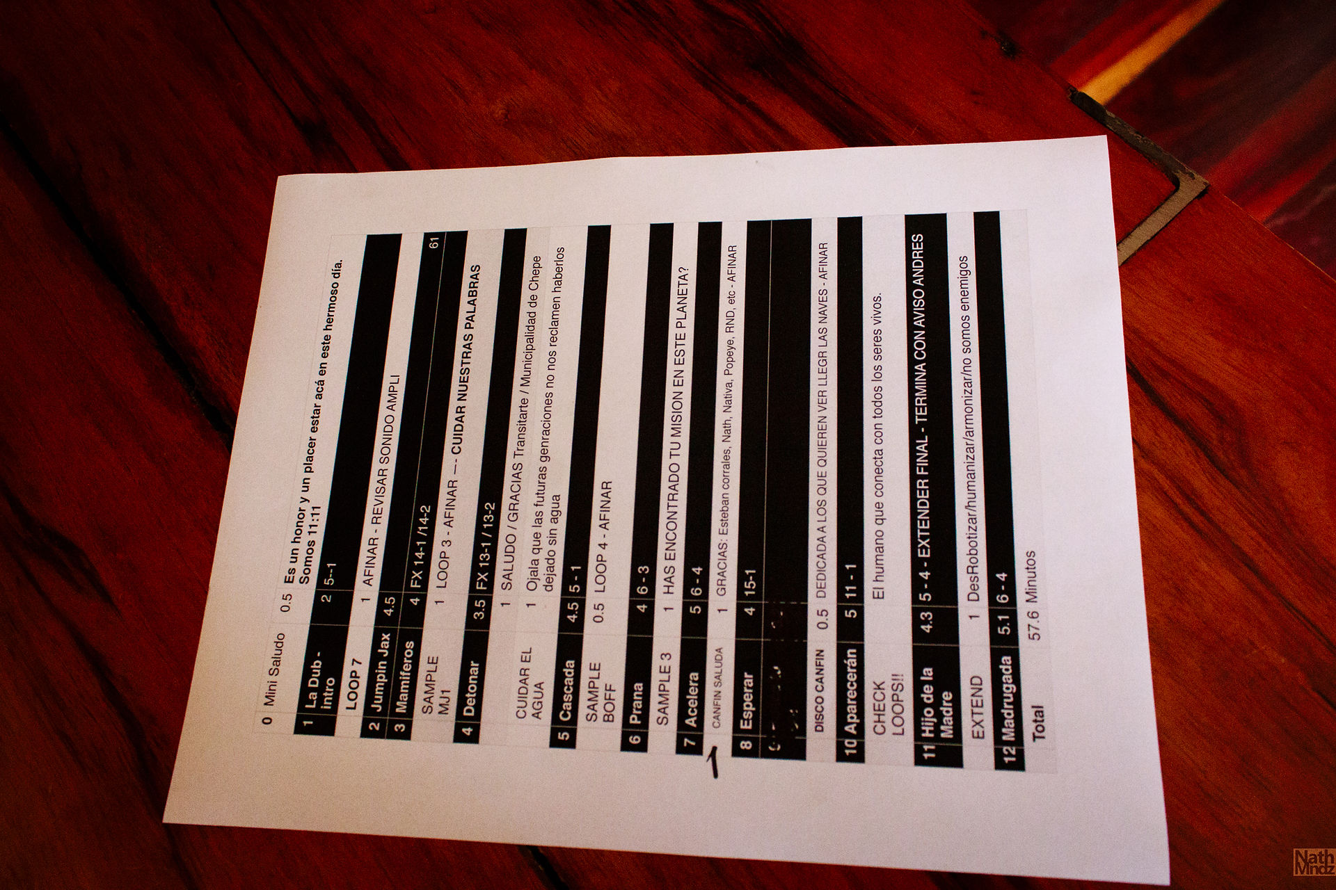 170318 - Festival Transitarte - 01 - 1111 - La lista