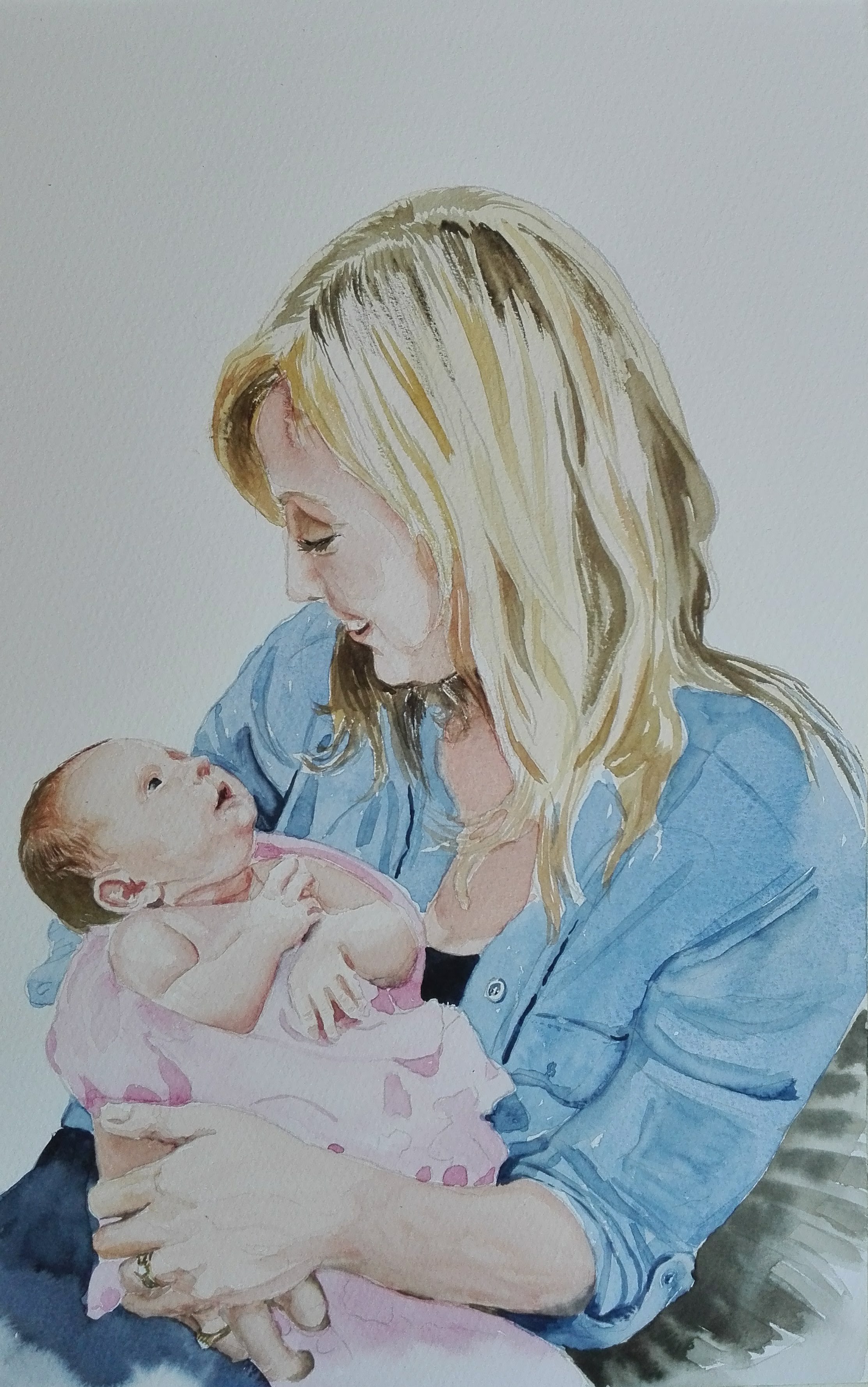 portrait mother & child