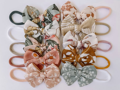 Muslin Hairbows