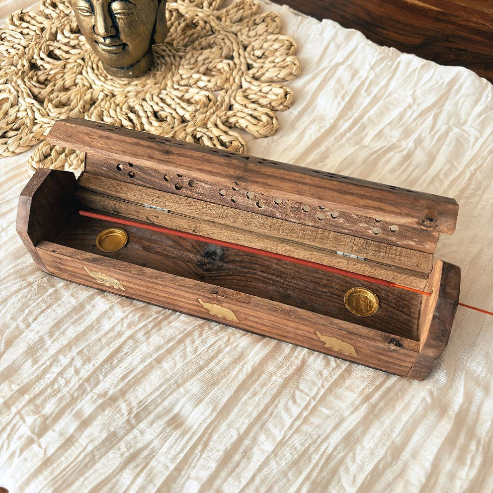 Miniaturbild: Räucherstäbchen Holzhalterung
