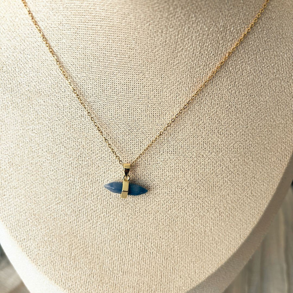 Miniaturbild: Feine Goldkette mit Heilsteinen